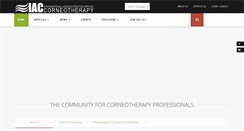 Desktop Screenshot of corneotherapy.org